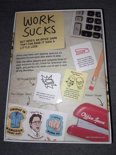 The Office Space Game! Milton's Red Stapler Inside! Play At Work Fun Board Game - Thumbnail 3