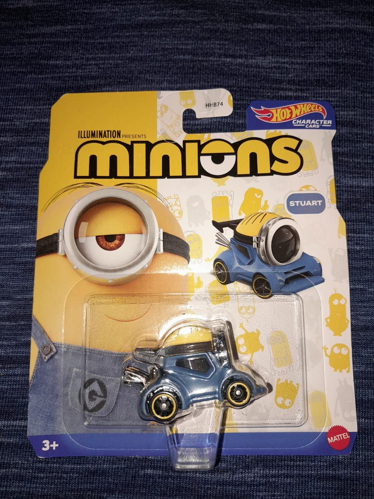 Hot Wheels Best of Character Car 2024 Mix 4 Stuart (Minions) - Image 1