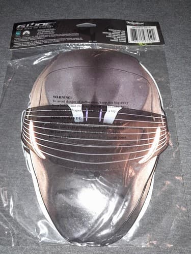 G.I. Joe Rise of Cobra Movie Military Kids Birthday Party Favor Paper Masks 8 Ct - Image 1