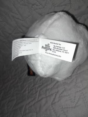 Ms. Pac-Man 5" White Pellet Ghost Licensed Plush Pacman Toy Factory Bandai Namco - Thumbnail 7
