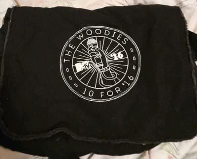 MTV The Woodies Messenger Bag Black Canvas SXSW 2016 A$AP Rocky Promo Crossbody - Thumbnail 3