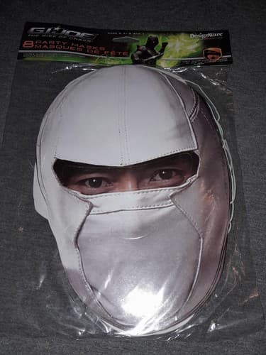 G.I. Joe Rise of Cobra Movie Military Kids Birthday Party Favor Paper Masks 8 Ct - Thumbnail 2