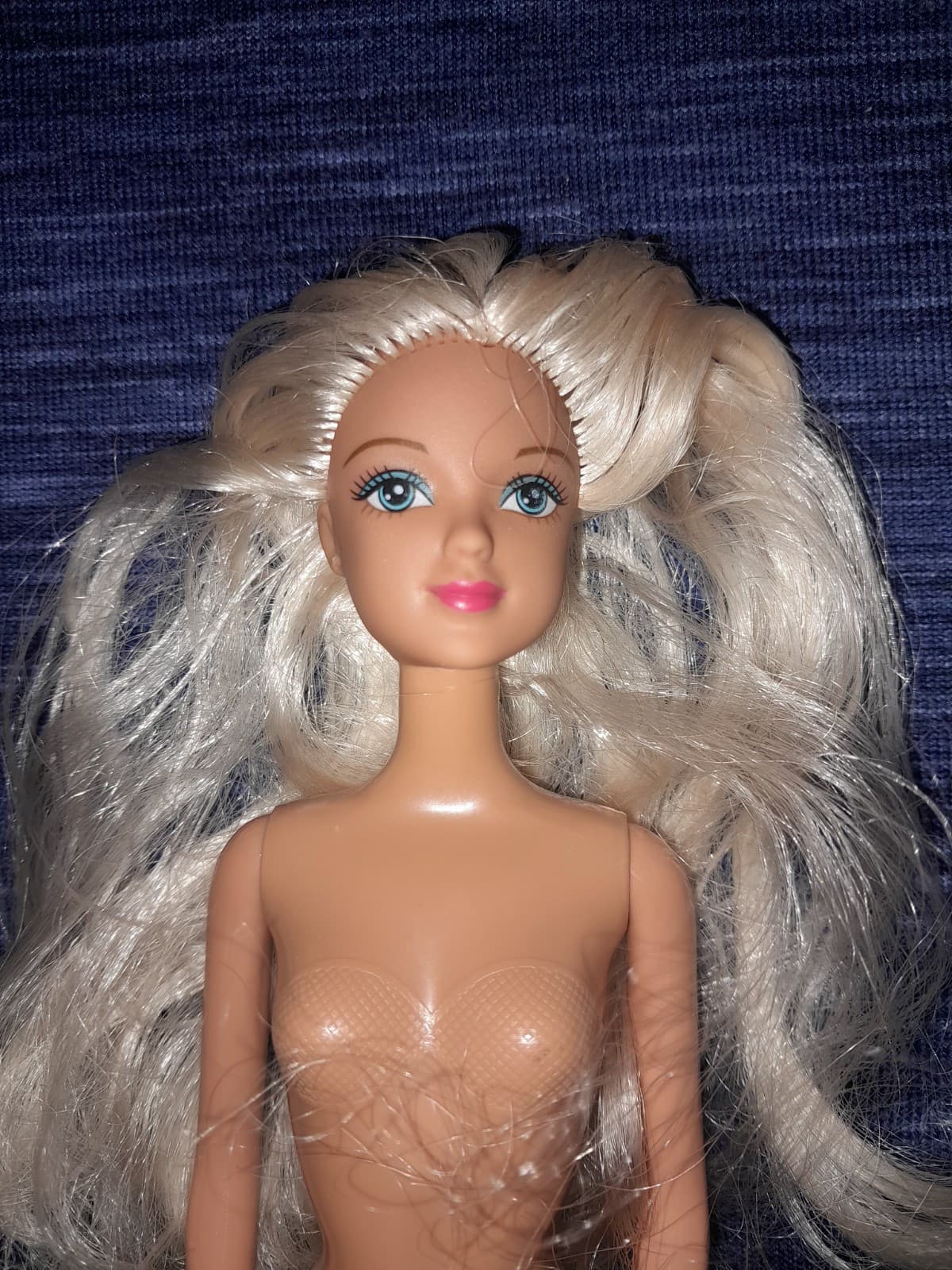 Brooklyn Lollipops Fashion Doll Blonde Hair Blue Eyes 12” Pink Heels - Image 1