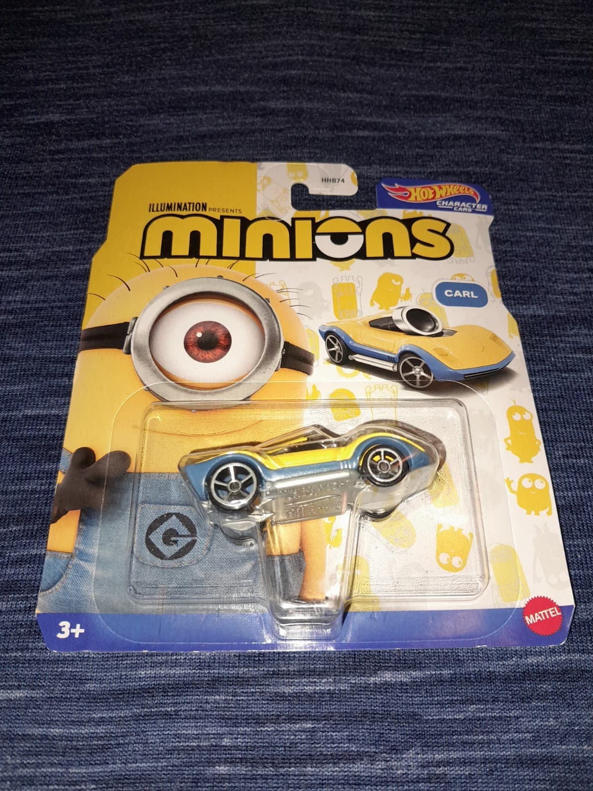 Hot Wheels Best of Character Car 2024 Mix 4 Carl (Minions) - Thumbnail 2