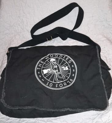 MTV The Woodies Messenger Bag Black Canvas SXSW 2016 A$AP Rocky Promo Crossbody - Thumbnail 2