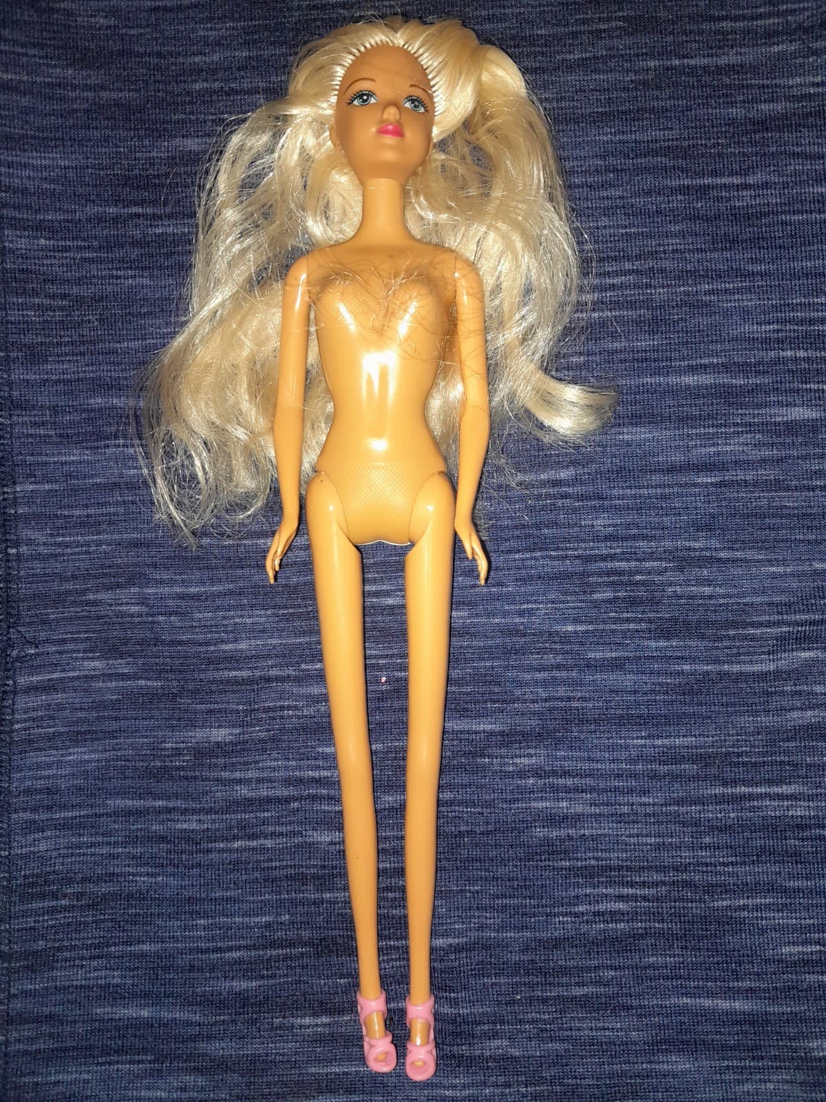Brooklyn Lollipops Fashion Doll Blonde Hair Blue Eyes 12” Pink Heels - Thumbnail 2