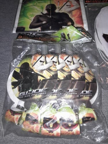 GI JOE Rise of 8 Blow-Outs 8 Loot Bags 8 Masks Birthday Party Supply 3 In Set - Thumbnail 2