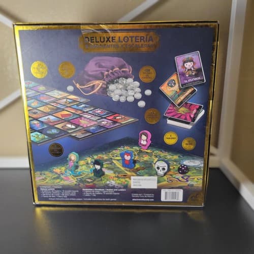 Deluxe Loteria & Serpientes Y Escaleras Board Game Like Bingo / Snakes & Ladders - Thumbnail 2