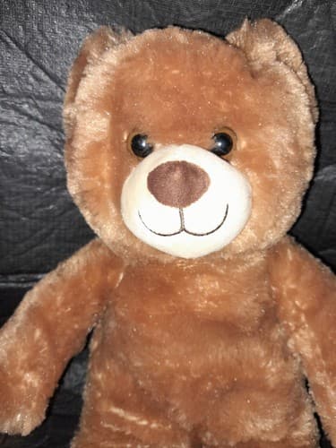 Build A Bear Brown Teddy Bear BAB Plush 15" With A Smile Loveable - Thumbnail 3
