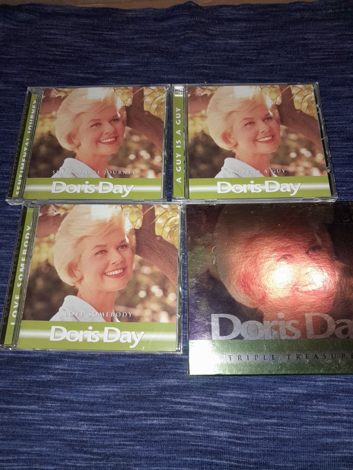 Doris Day Triple Treasures CD A Guy Is A Guy Sentimental Journey, Love Somebody - Image 1