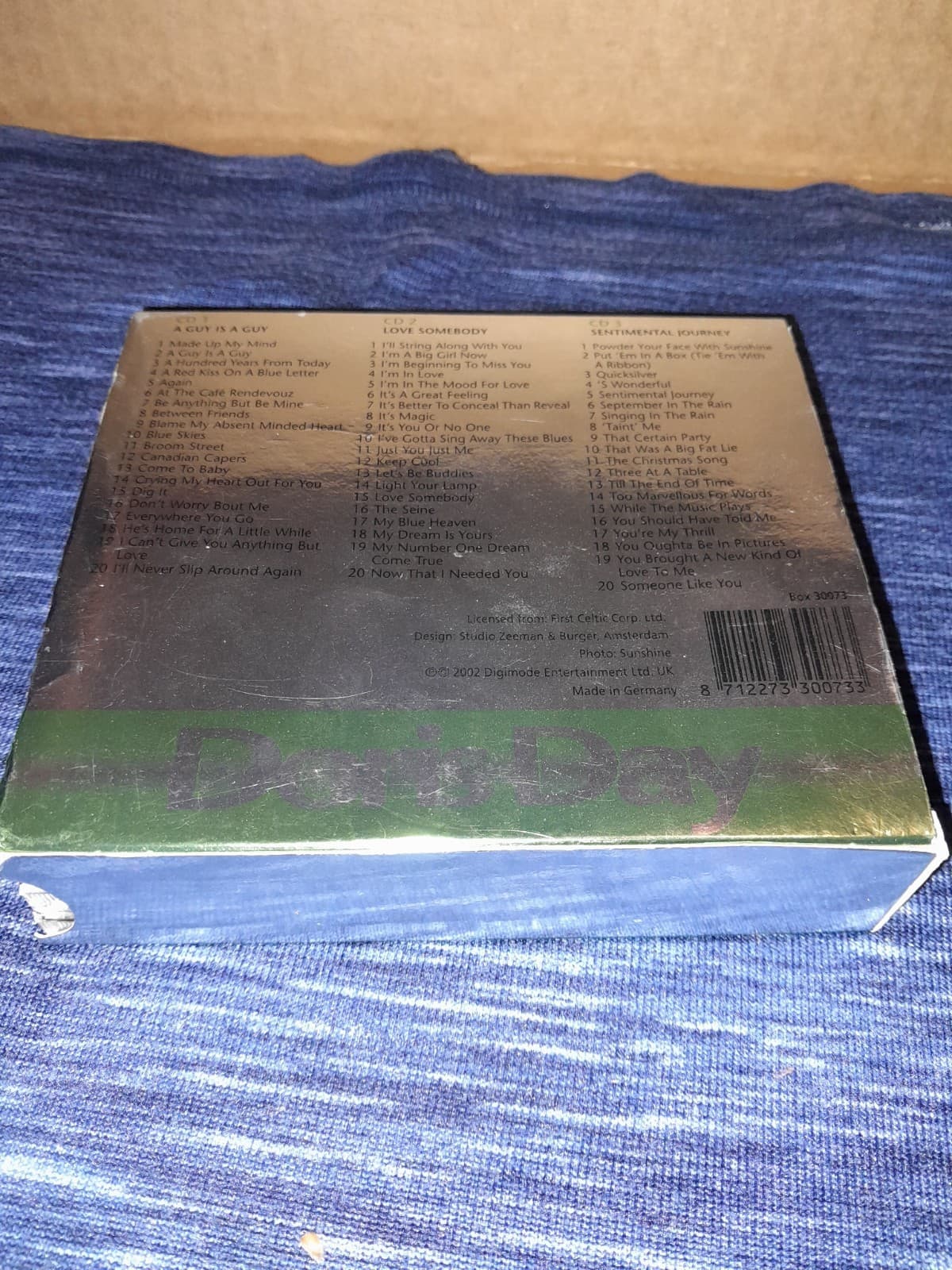 Doris Day Triple Treasures CD A Guy Is A Guy Sentimental Journey, Love Somebody - Thumbnail 5
