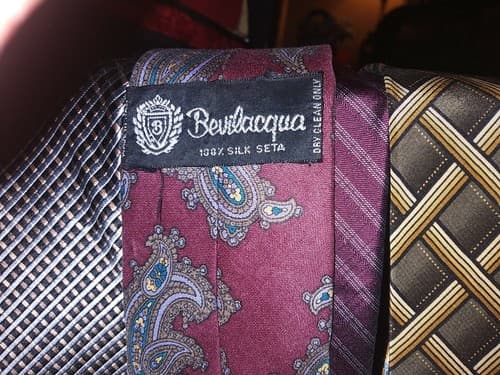 BEVILACQUA Paisley Pure Silk Original Made IN Italy Original - Image 1