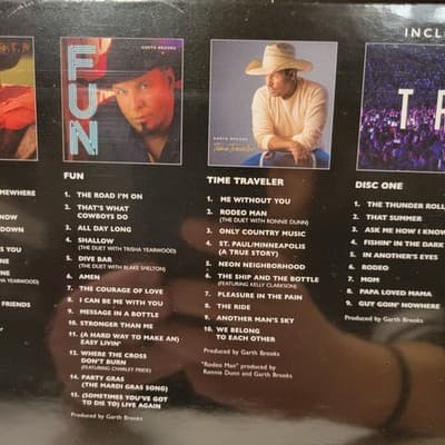 Garth Brooks The Limited Series 7-Disc Time Traveler CD Box Set + Collector Book - Thumbnail 7