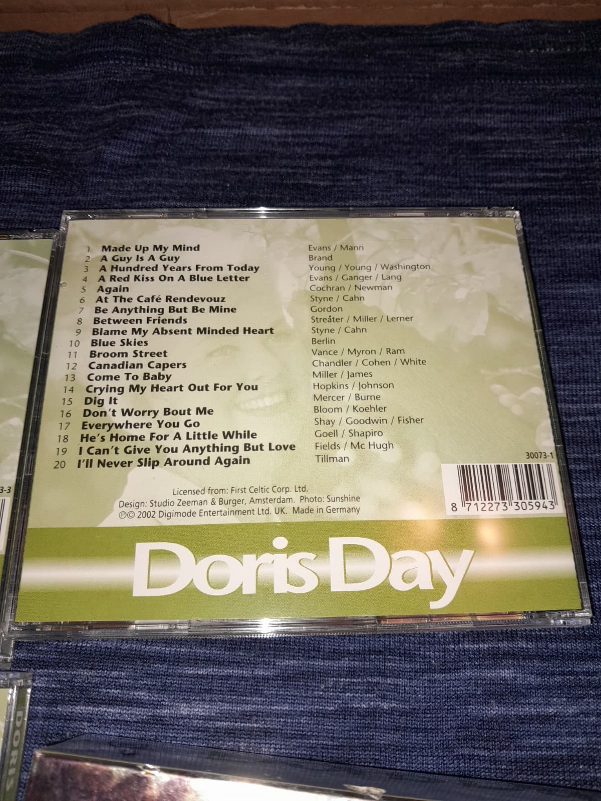 Doris Day Triple Treasures CD A Guy Is A Guy Sentimental Journey, Love Somebody - Thumbnail 6