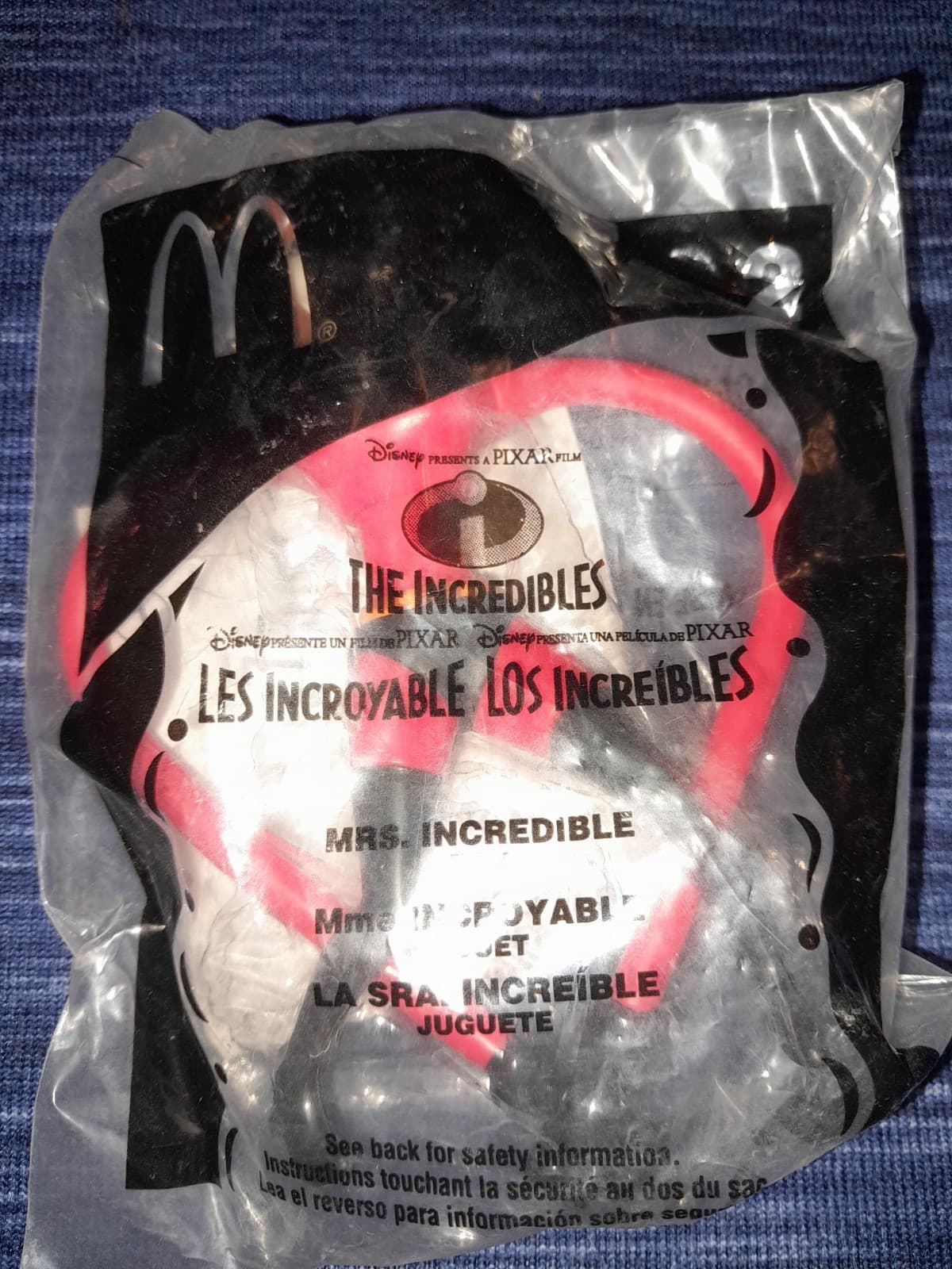 Disney Pixar The Incredibles 2004 Happy Meal Toys Set Of 4 Helen Bob Dash & Car - Thumbnail 2