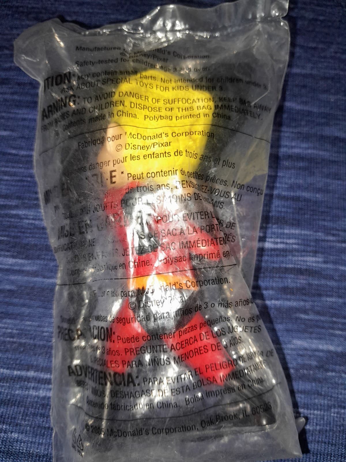 Disney Pixar The Incredibles 2004 Happy Meal Toys Set Of 4 Helen Bob Dash & Car - Thumbnail 7