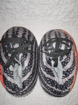 Banned Goods BNND 247 Sneaker Style Slippers Gray Orange Size 6 to 12 Rare - Thumbnail 6