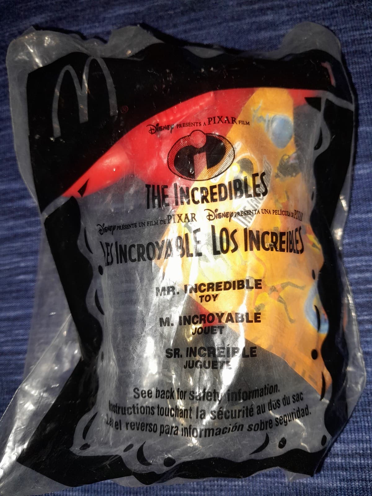 Disney Pixar The Incredibles 2004 Happy Meal Toys Set Of 4 Helen Bob Dash & Car - Thumbnail 8