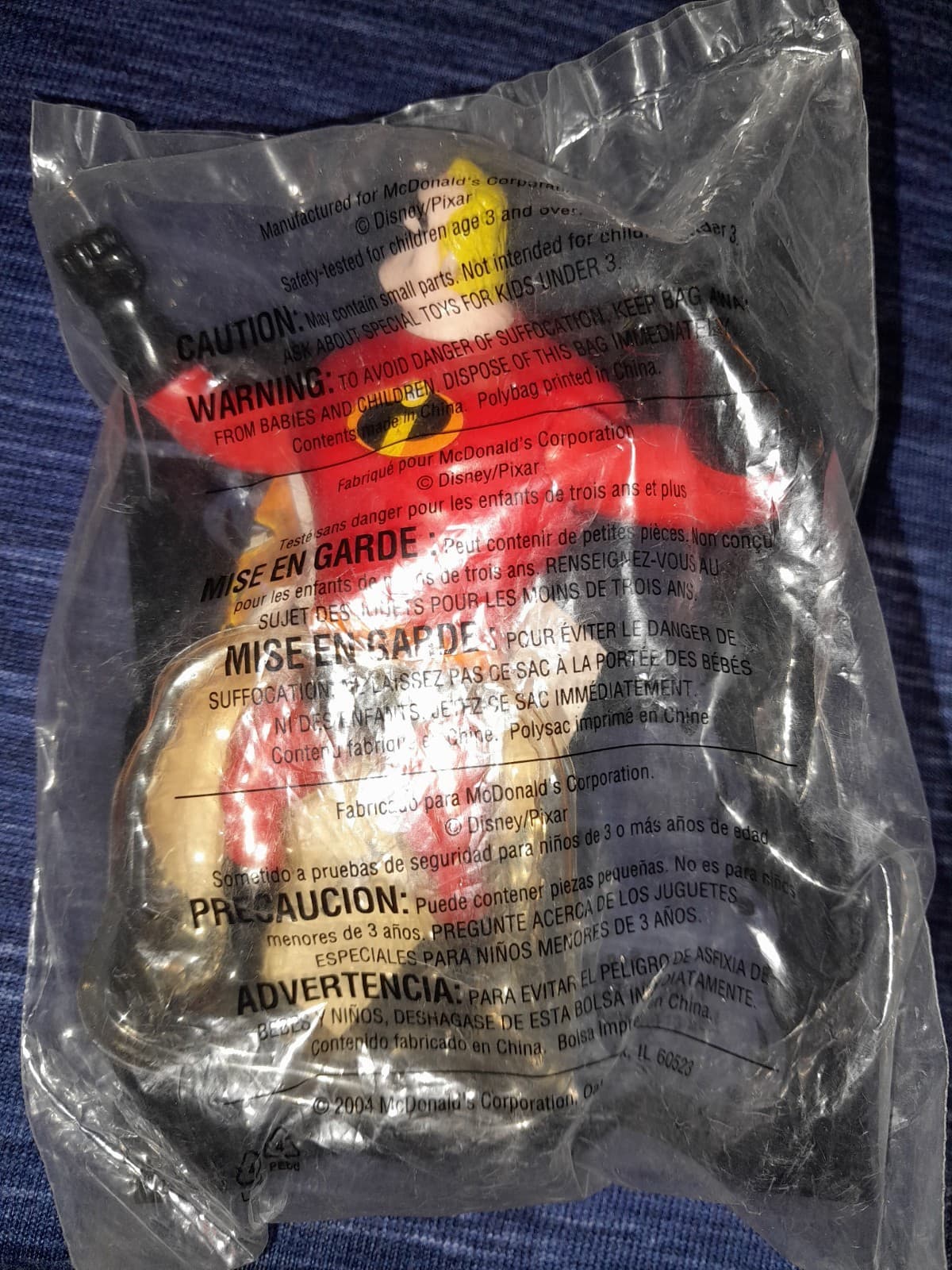 Disney Pixar The Incredibles 2004 Happy Meal Toys Set Of 4 Helen Bob Dash & Car - Thumbnail 9
