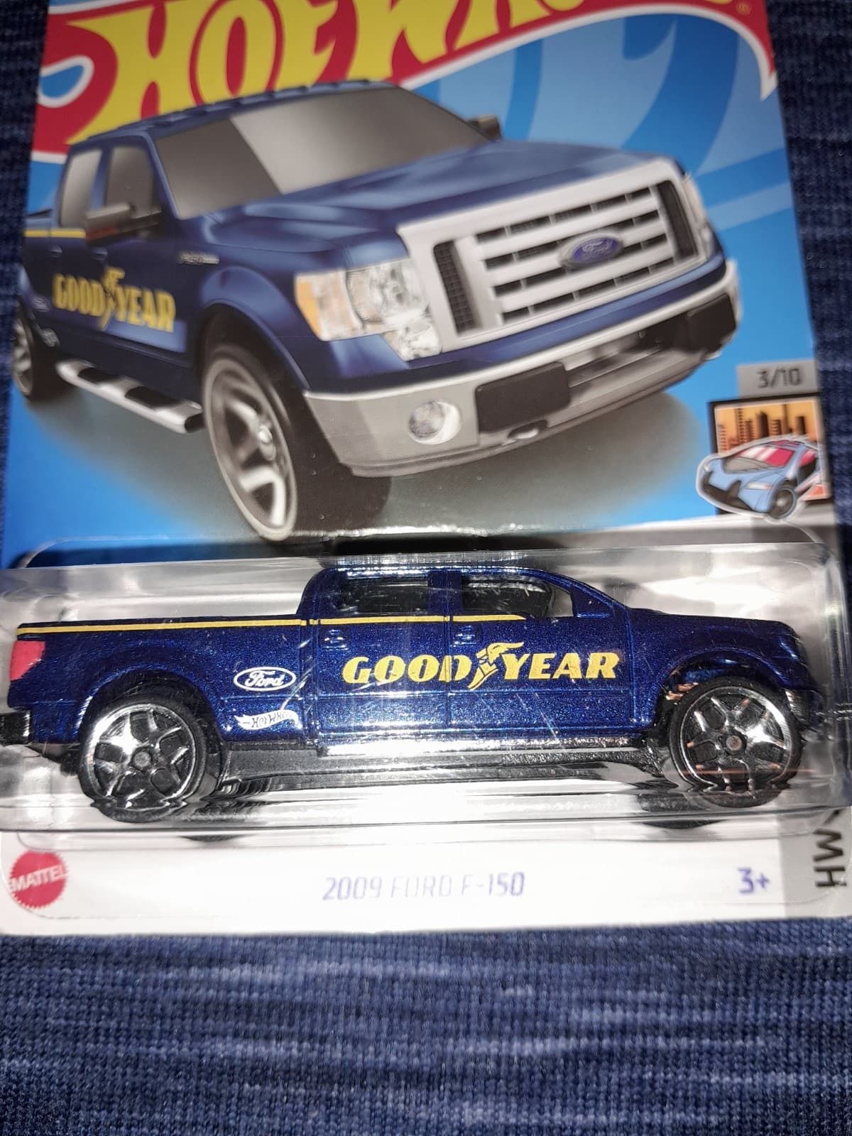HOT WHEELS 2009 '09 FORD F-150 PICKUP TRUCK HW METRO 3/10 GOODYEAR 29/250 - Thumbnail 3