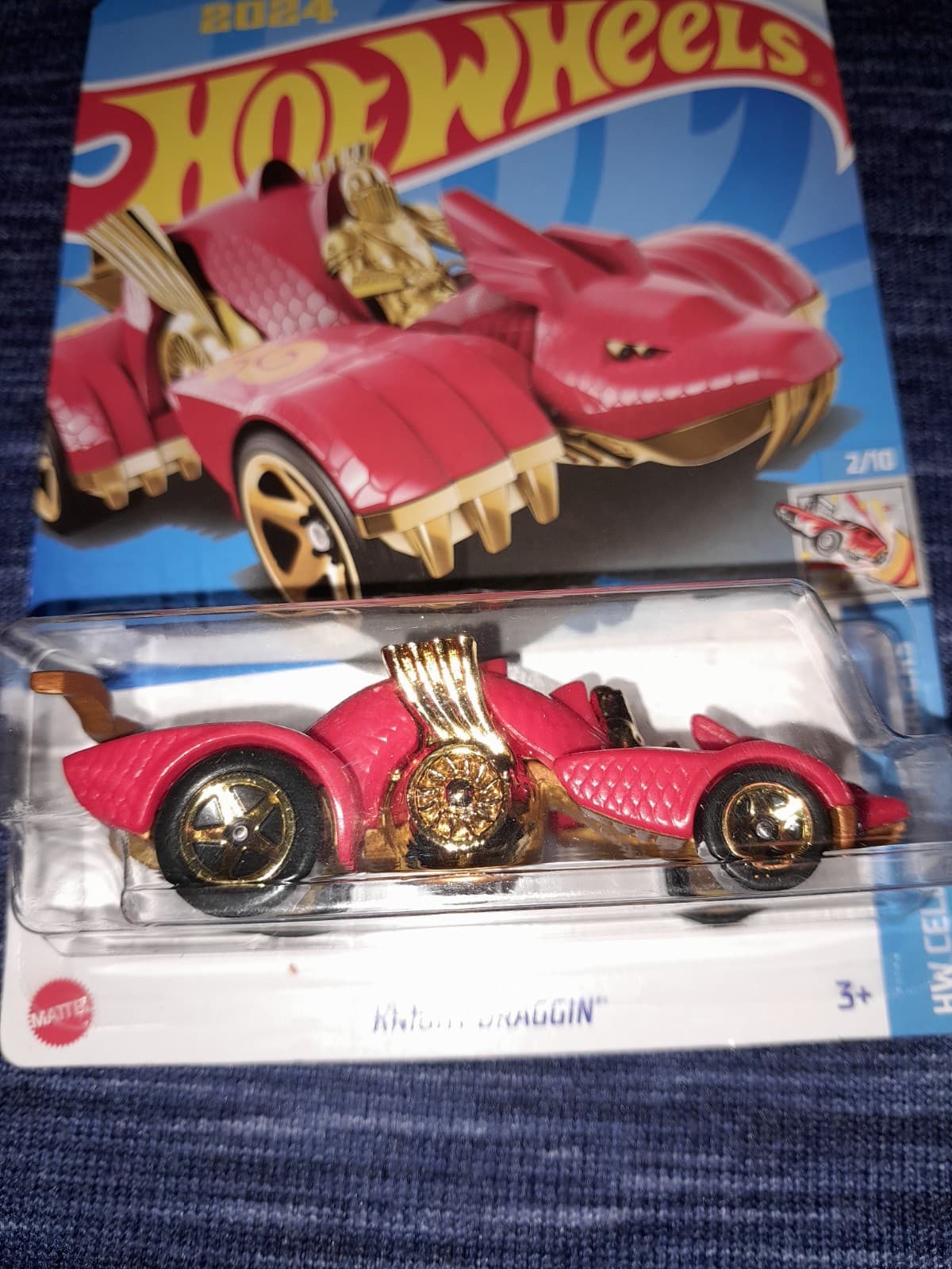 Hot Wheels 2024 Year Of The Dragon Knight Draggin’ 52/250 - Thumbnail 2