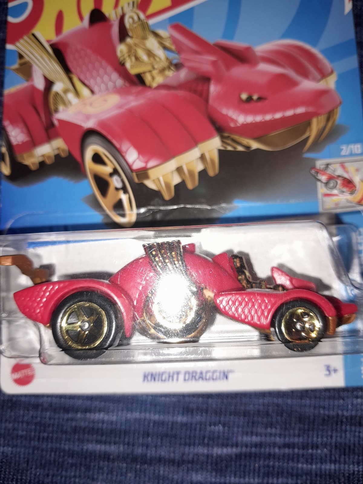 Hot Wheels 2024 Year Of The Dragon Knight Draggin’ 52/250 - Thumbnail 3