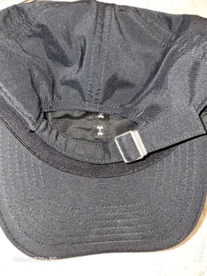 Under Armour UA Women’s Black Pink Logo Renegade Lightweight Running Hat OSFM - Thumbnail 12