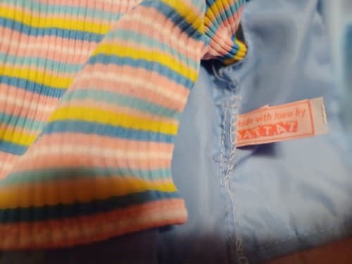 Battat Our Generation Doll Clothes Blue Vest Belt Long Sleeves Striped Top - Thumbnail 3