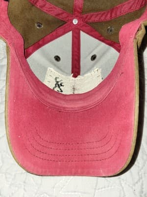 Browning Liberty Wax Cap USA American Flag 3D Buckman Distressed Brown & Red - Thumbnail 9
