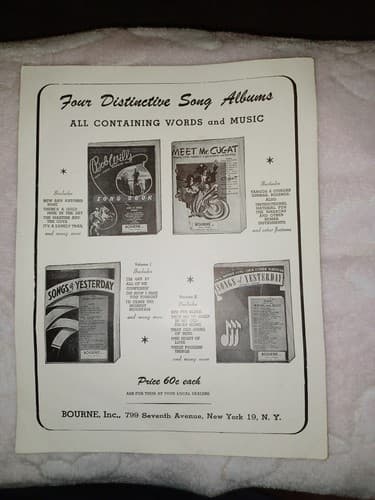 Jolson Story 1946 MY MAMMY Movie Vintage Sheet Music Q17 - Thumbnail 2