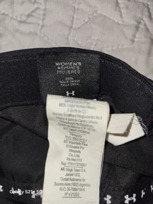 Under Armour UA Women’s Black Pink Logo Renegade Lightweight Running Hat OSFM - Thumbnail 9