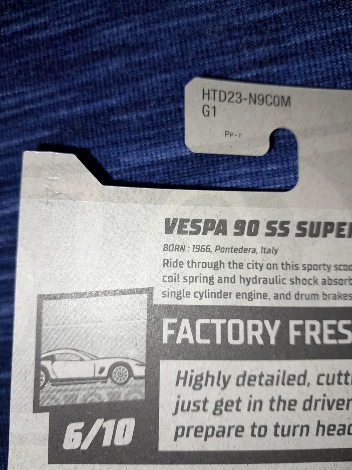 Hot Wheels 2024 Mainline Case N Vespa 90 SS Super Sprint (1966) - Thumbnail 5