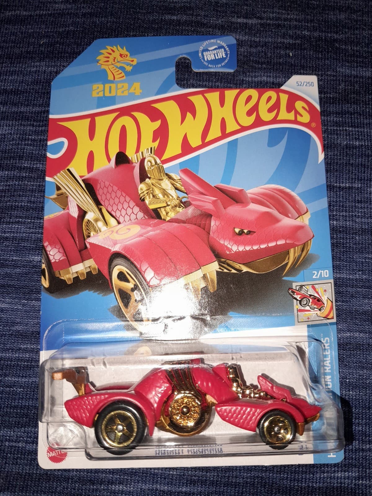 Hot Wheels 2024 Year Of The Dragon Knight Draggin’ 52/250 - Image 1