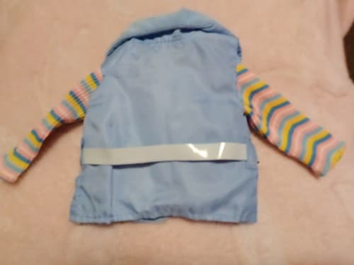 Battat Our Generation Doll Clothes Blue Vest Belt Long Sleeves Striped Top - Thumbnail 5