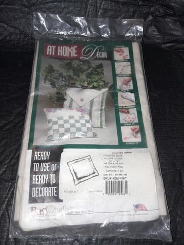 Design Your Own Throw Pillow Cover Blank For Crafts Cotton Twill 14"x14 Bagworks - Image 1