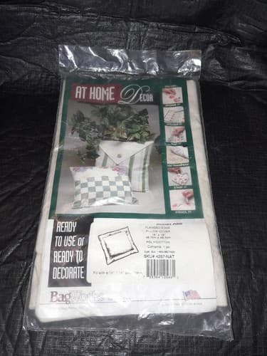 Design Your Own Throw Pillow Cover Blank For Crafts Cotton Twill 14"x14 Bagworks - Thumbnail 3