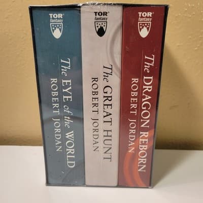 Robert Jordan The Wheel of Time Boxed Set 1 (Books 1–3) – New Sealed TOR Fantasy - Image 1