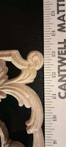 Acanthus Leaf Panels Furniture Applique Architectural Onlay 10 1/4" W X 13 1/4" - Thumbnail 7