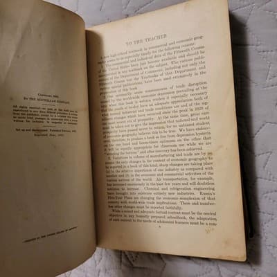 The Nations at Work 1933 Packard Sinnott Overton Vintage School Textbook McMilla - Thumbnail 7