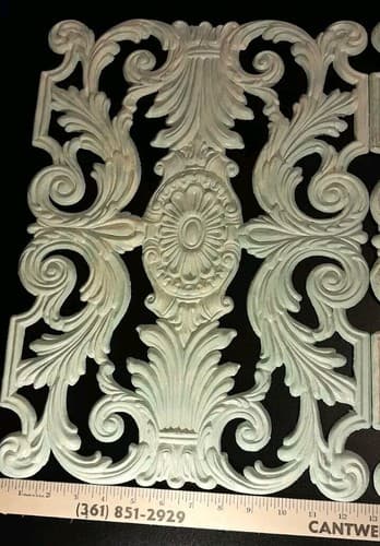 Acanthus Leaf Panels Furniture Applique Architectural Onlay 13" W X 18 1/4" H - Thumbnail 7
