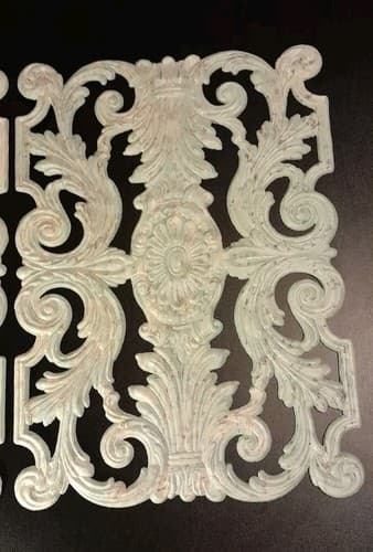 Acanthus Leaf Panels Furniture Applique Architectural Onlay 13" W X 18 1/4" H - Thumbnail 2