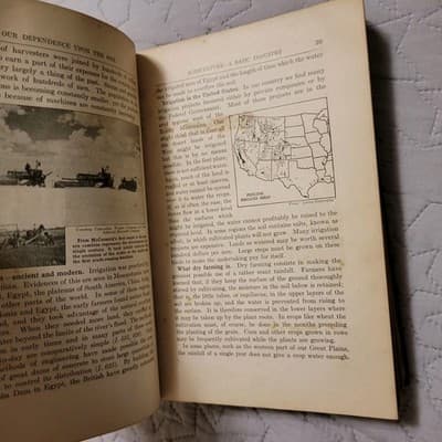 The Nations at Work 1933 Packard Sinnott Overton Vintage School Textbook McMilla - Thumbnail 8