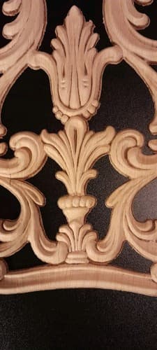 Acanthus Leaf Panels Furniture Applique Architectural Onlay 9 1/2" W X 15 5/8" H - Thumbnail 5