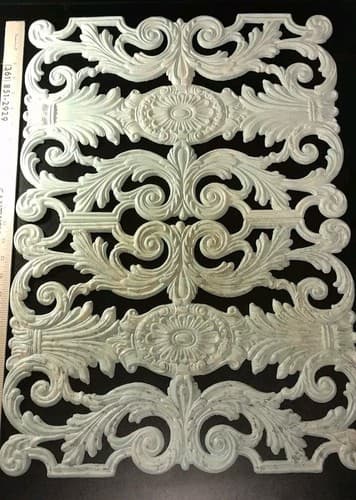 Acanthus Leaf Panels Furniture Applique Architectural Onlay 13" W X 18 1/4" H - Thumbnail 8