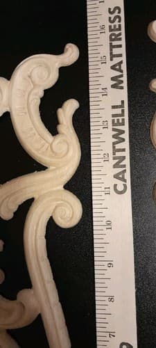 Acanthus Leaf Panels Furniture Applique Architectural Onlay 9 1/2" W X 15 5/8" H - Thumbnail 7