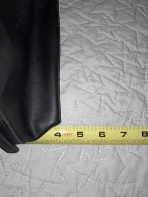 Madden NYC Bag Purse Chunky Chain Handle Charms Removable Pouch 9.5"x5.5"x3.75" - Thumbnail 14