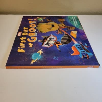 Marvel First Day of Groot! Hardcover Kids Book Guardians of the Galaxy VG - Thumbnail 6