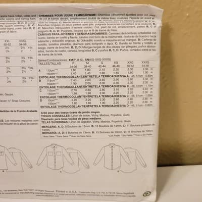 McCall’s M6613 Palmer Pletsch Men’s Shirt Sewing Pattern Size XN XL–XXXL - Thumbnail 6