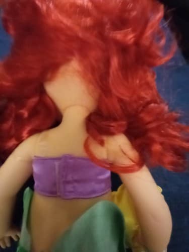 Disney Animator Ariel Toddler Doll 15 Inch with Flounder Little Mermaid - Thumbnail 7
