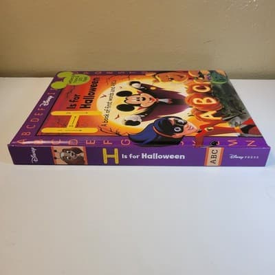 Disney H Is for Halloween ABC Book Hardcover Kids Interactive Flaps VG - Thumbnail 6